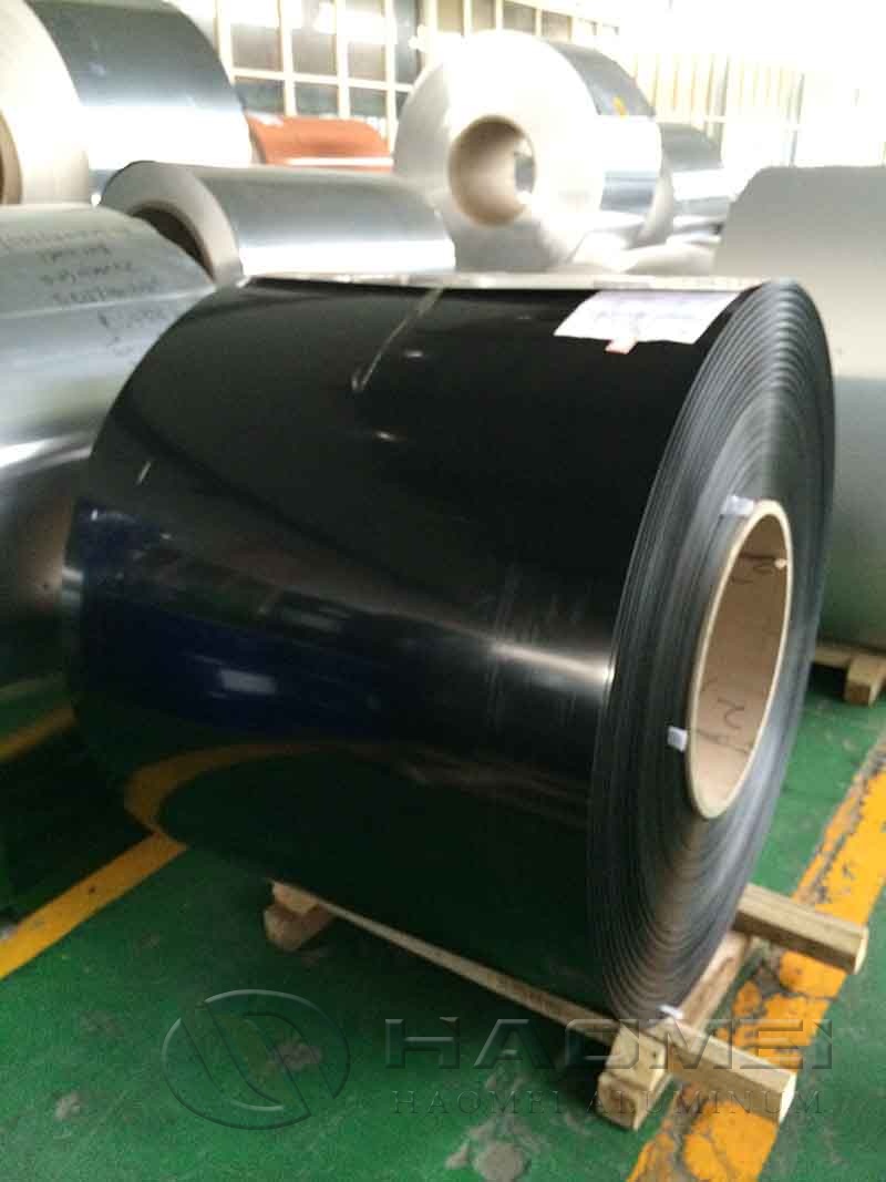 black aluminum strip coil