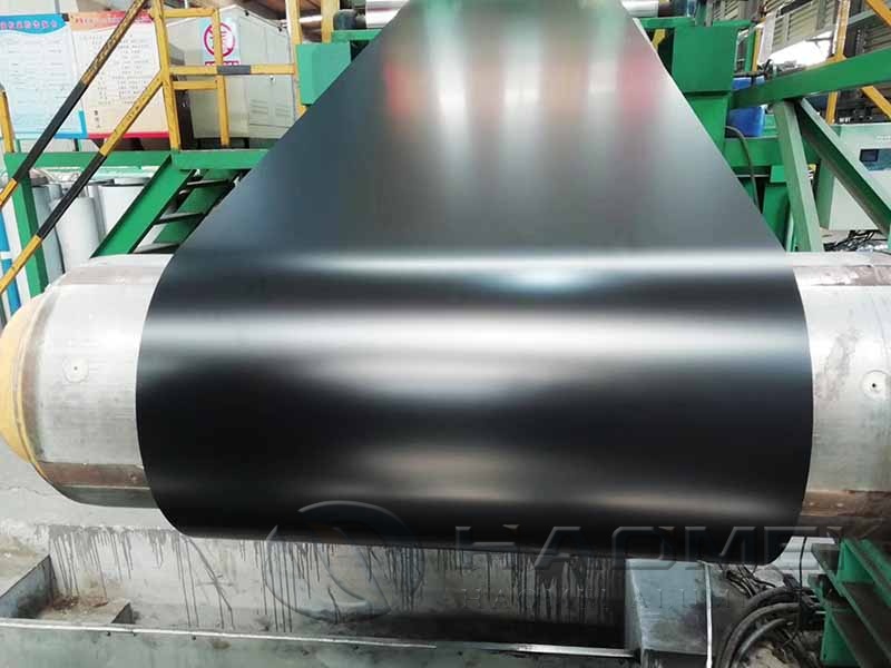 black aluminum trim coil